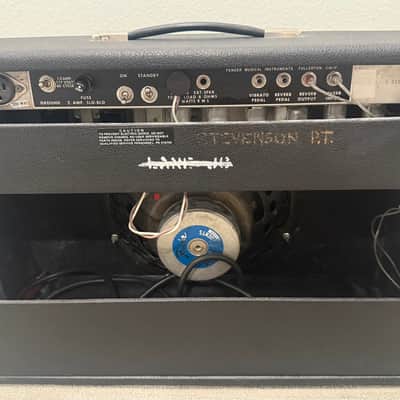 1973 Fender Deluxe Reverb | Silverface | Vintage Tube Combo Amp image 5