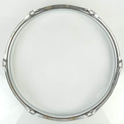 *Tama 12" 6-Lug Rack Tom Drum Superstar/Imperialstar Batter Rim/Hoop Vintage 70s image 6