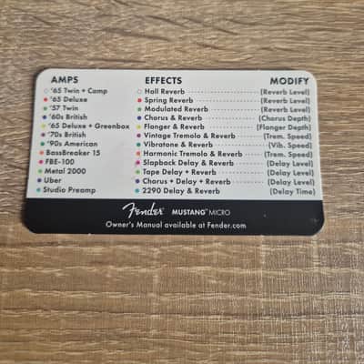 Fender Mustang Micro Guitar Headphone Amp 2021 - Present - Black image 11