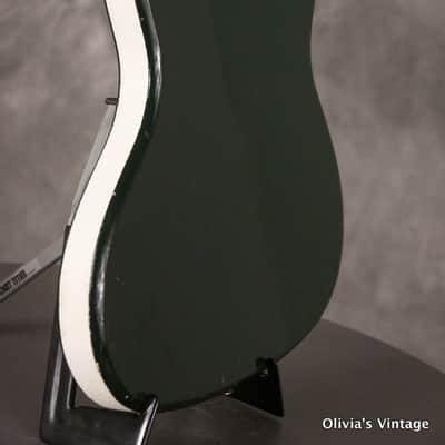original 1967 Danelectro SLIMLINE DANE B3N 12-string DARK GREEN!!! image 21