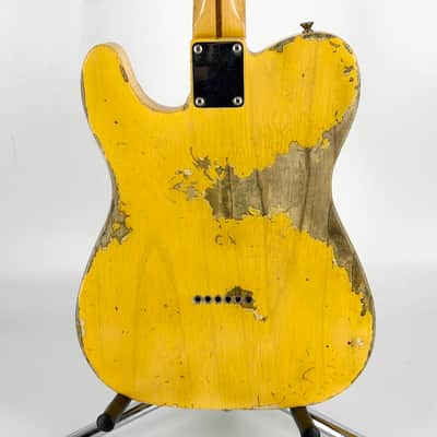 2019 Fender Custom Shop ’52 Heavy Relic Telecaster – Butterscotch Blonde image 7