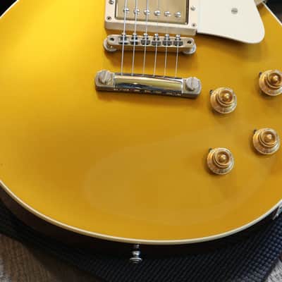 2016 Gibson Custom Shop Les Paul 1957 Reissue Electric Guitar Gold Top + COA OHSC image 6