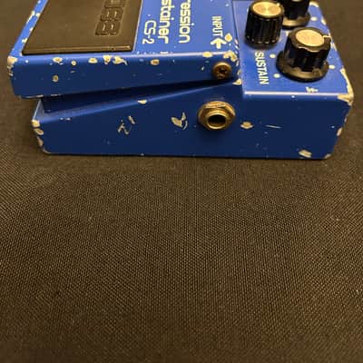 Boss CS-2 Compression Sustainer (Black Label) 1981 - 1989 - Blue image 3