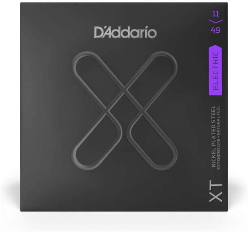 D'Addario XTE1149  Electric Guitar Strings XT Nickel, Medium 11-49 image 1
