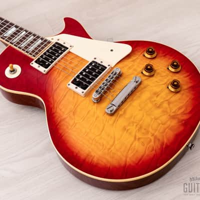 1992 Orville by Gibson Les Paul Standard LPS-QM Quilted Maple Top w/ Gibson USA 490 Pickups, Japan image 9