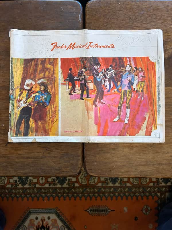 Fender Musical Instruments Catalog 1966-67 - Multi-Color Gloss Finish Paper image 1