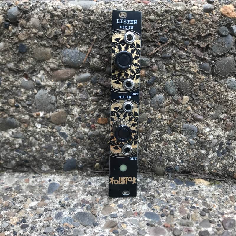 Folktek Listen - Black and Gold - Microphone Amplifier image 1
