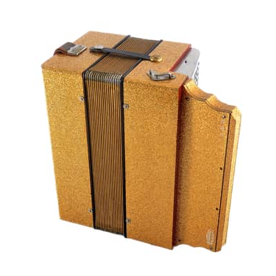 Rare Diatonic Button Accordion Hohner Organola by F. Coderay Lausanne, Switzerland+Original Case&Straps~Squeezebox-C System-powerful voice image 13