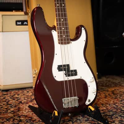 Fender Standard Precision Bass with Rosewood Fretboard 2000 - Midnight Wine (MIM) image 3