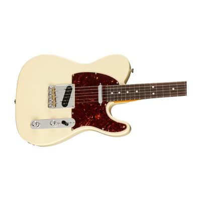 Fender American Professional II Telecaster Guitar, Olympic White with Rosewood Fingerboard image 4