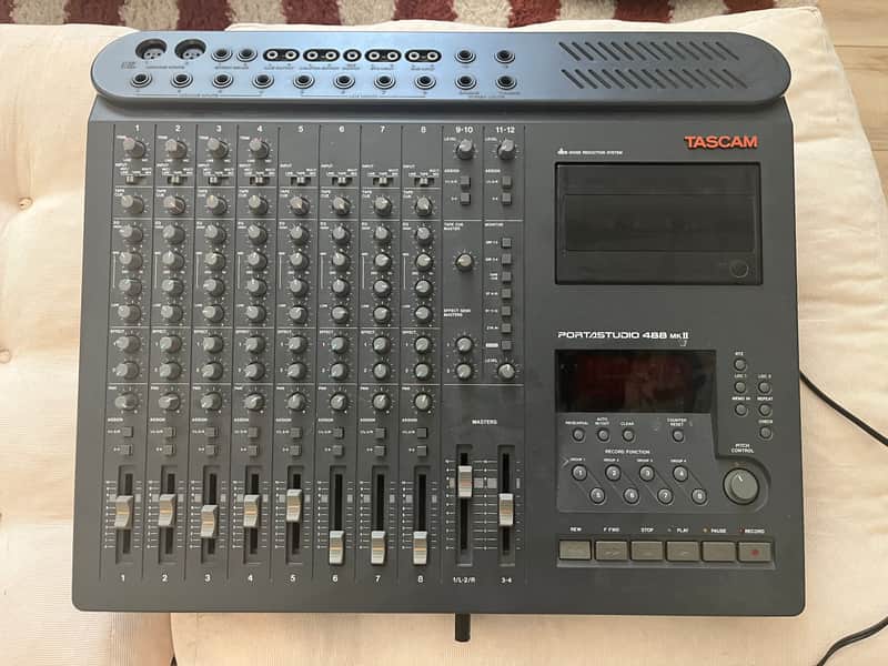 TASCAM Portastudio 488 MKII 8-Track Cassette Recorder 1990s - Gray image 1