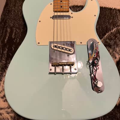 Squier Telecaster partscaster - Blue gloss image 10