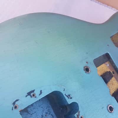 FENDER JAZZMASTER BODY - 1964 - NITRO LAKE PLACID BLUE image 5