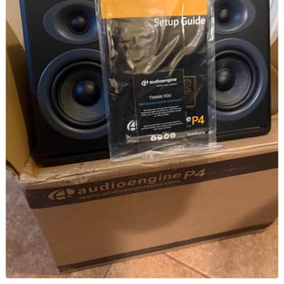 Audioengine P4 Passive Bookshelf / Studio Monitors -Open Box / Mint! image 8