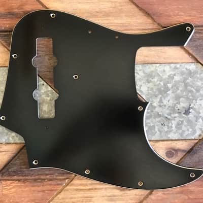 Real Life Relics Fender® Aged Black 75 Jazz J Bass® Pickguard 3 Ply (Fender® SKU 0055252049)   [PGU5] image 1