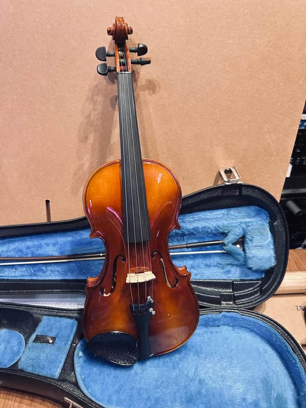 Josef Lorenz Luby (Schonbach) 4/4 Violin – Czechoslovakia w/ Case & Bow image 1