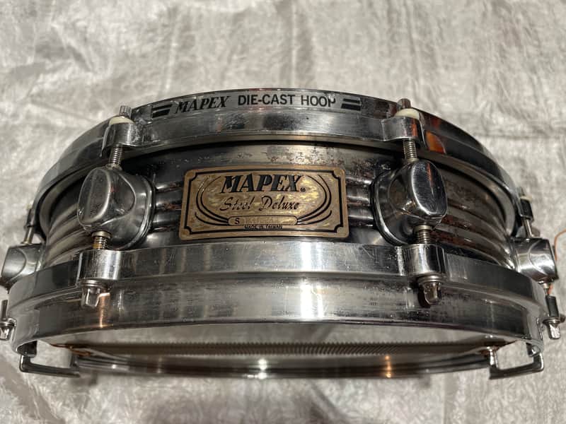 MAPEX STEEL DELUXE ORIGINAL BLACK PANTHER LINE 3.5" X 13" PICCOLO SNARE image 1