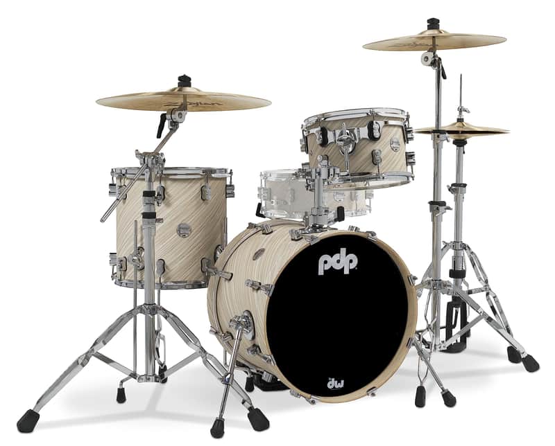 PDP Concept Maple Series 3-Piece Bop Shell Pack, Twisted Ivory (PDCM18BPTI) image 1