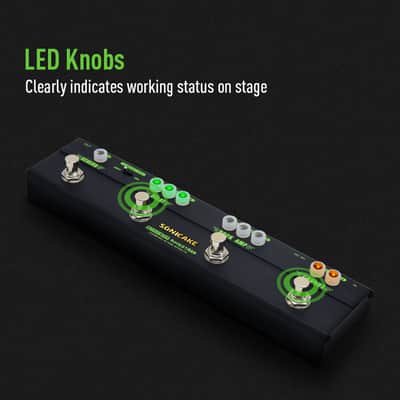 SONICAKE SonicBar RockStage 80s Classic Arena Rock Guitar Multi Effects Pedal(Shipping from US local warehouse) image 5