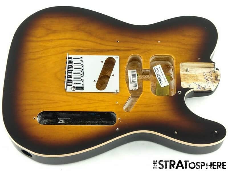 2021 Fender American Ultra Luxe Tele BODY + HARDWARE USA Telecaster USA Ash 2TS image 1