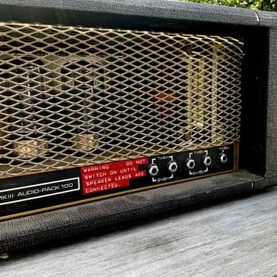 VINTAGE VAMP "VAMPOWER" MK III "AUDIO-PACK" 100 WATT - ALL ORIGINAL - EARLY 70'S - RARE - MADE IN UK image 8