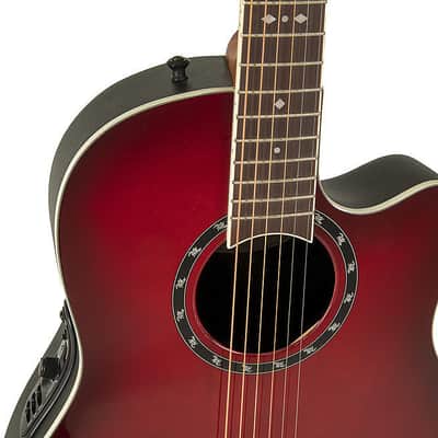 Ovation 2771AX-CCB Pro Series Standard Balladeer Deep Contour Solid Sitka Spruce Top 6-String Acoustic-Electric Guitar image 8