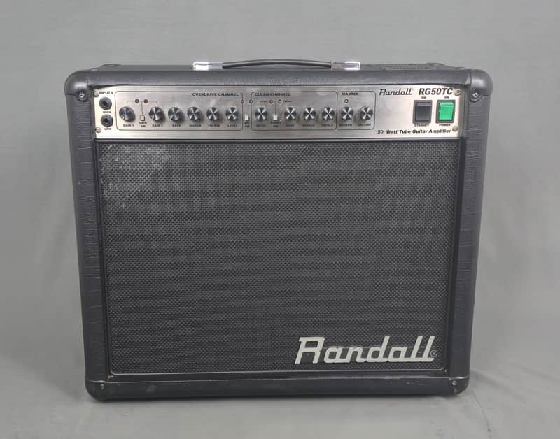 Randall RG50TC 2-Channel 50-Watt 1x12" Guitar Combo 2000s - Black image 1