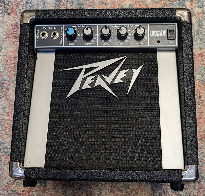 Peavey Decade 10-Watt 1x8" Guitar Combo 1980s - Black image 1