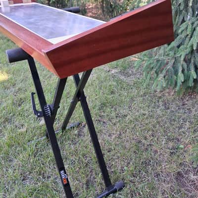 Korg PolySix Synthesizer Replacement Chassis / Body / Case - Exotic African Sapele Wood image 5