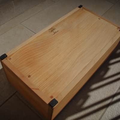 Handmade Wooden Tongue drum 2025 - Flame Maple, Lebanon Cedar image 4