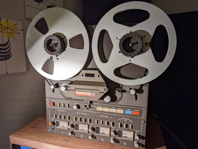 TASCAM 34B 1/4" 4-Track Reel to Reel Tape Recorder image 1