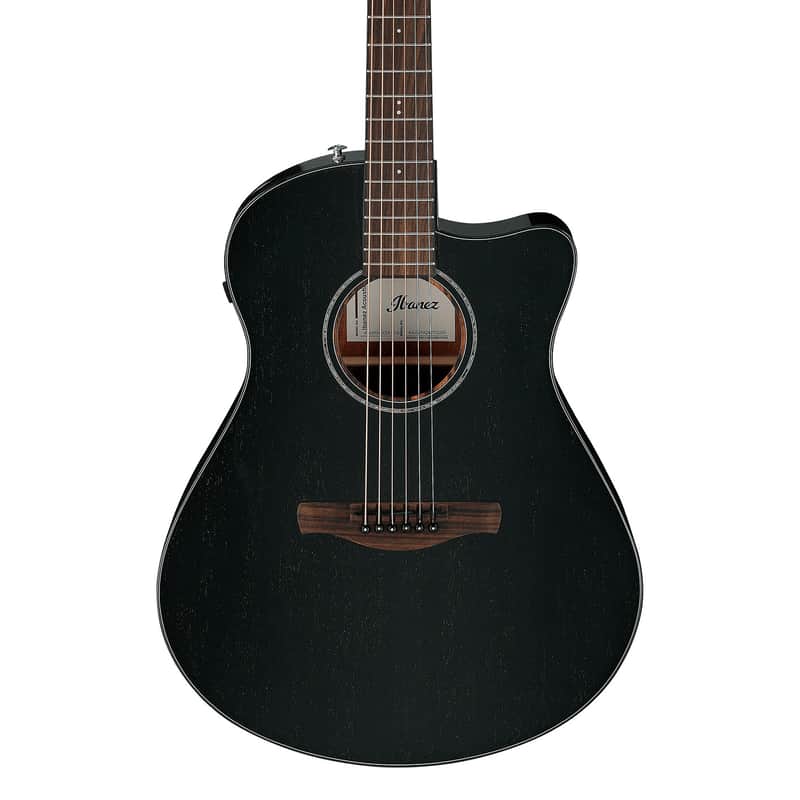 2025 Ibanez AAM340CE-RUB Black High Gloss