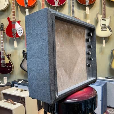 1965 Silvertone Model 1482 1x12" Vintage Guitar Combo Amp w/FTSW image 5