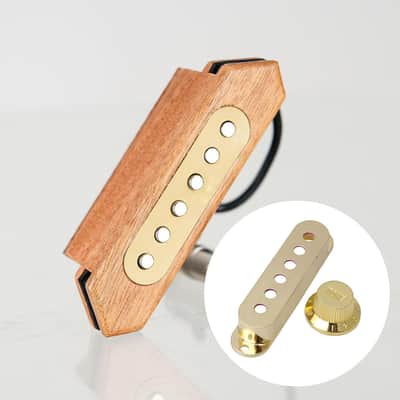 Purple Strat-Style Single Coil Pickup Covers & Knob Set | ST 6-Hole Covers (48/50/52mm), 1 Volume, 2 Tone, Switch Tip image 7