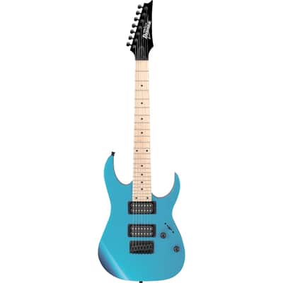 Ibanez GIO GRG7221M-MLB 7-String Solid Body Electric Guitar with Maple Fretboard, Right-Handed, Metallic Light Blue image 2
