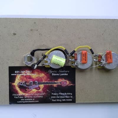 Fender Style Jazz or PJ Bass Wiring Harness  Free Shipping image 1