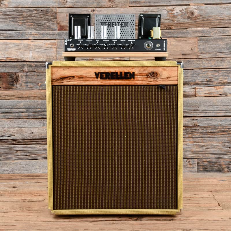 Verellen Meatflip 100 Watt 115 Bass Combo Amp Tweed (Serial #947) image 1