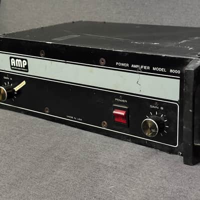 Vintage Amplified Music Products (A.M.P.) Power Amplifier Model 8000 1980s? image 4