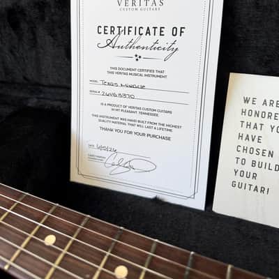Veritas Custom Shop Texas Miracle 2026 - Goldtop image 3