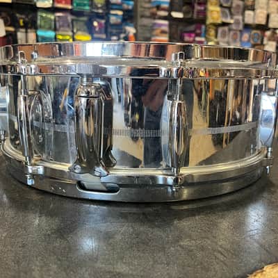 Gretsch Model 4160 Snare Drum Chrome Over Brass 14"x6" image 5