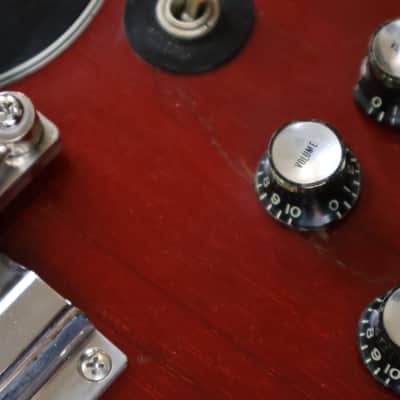 1991 Greco Japan SS-600S SG Special w/Vibrola (Cherry Red) image 7