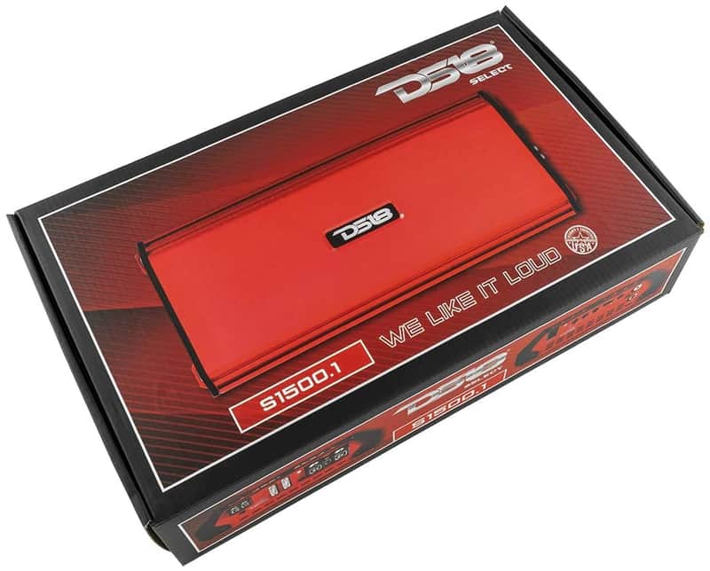 DS18 - S1500.1/RD - 1500 Watts Max 1 Channel Monoblock Audio Amplifier image 1