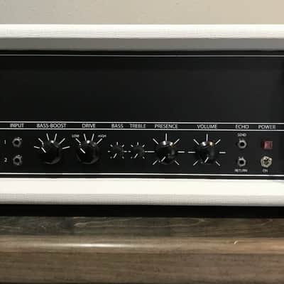 Hilbish Matamp GT120 Clone with Mercury Magnetics - White image 6