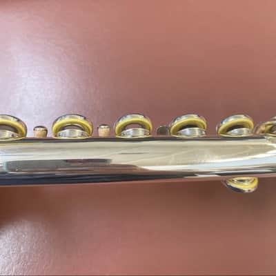 Vintage 1925 W.S Haynes Solid Silver Flute, French (open) Keys, New Pads; with Case image 11