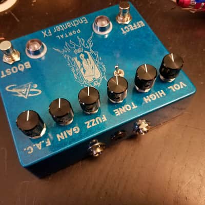 Enchanter FX  Portal Fuzz Deluxe 2017 Translucent Blue image 2