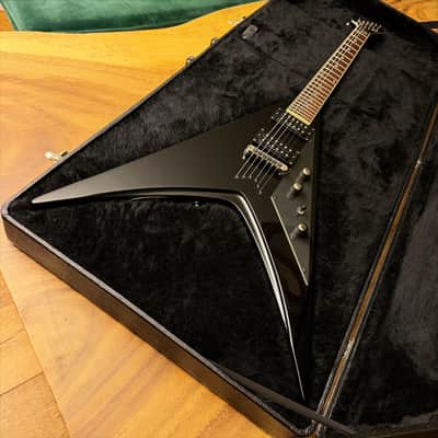 ESP LTD DV-200 2005 Dave Mustaine Signature Black - DV8 inlay on First fret - w/OHSC image 4