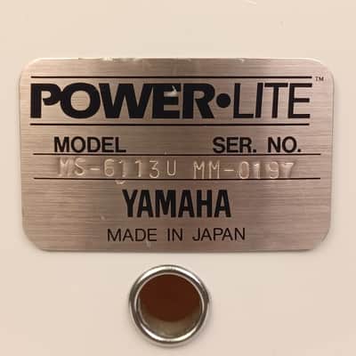 Yamaha 11x13"Powerlite Marching Snare Drum White Japan MS6113U MM0197 6Ply Birch image 2
