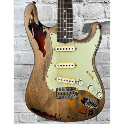Fender Custom Shop Rory Gallagher Signature Stratocaster Relic, Rosewood Fingerboard, 3-Color Sunburst image 3