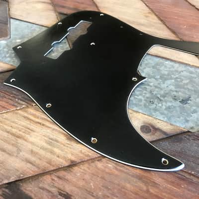 Real Life Relics Fender® Aged Black 75 Jazz J Bass® Pickguard 3 Ply (Fender® SKU 0055252049)   [PGU5] image 2