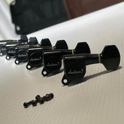 1990's Japan Jackson Professional Series R Logo Tuners Tuning Pegs 6 In Line image 2